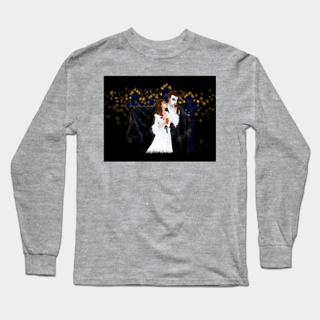 The Music of the Night Long Sleeve T-Shirt by amadeuxway